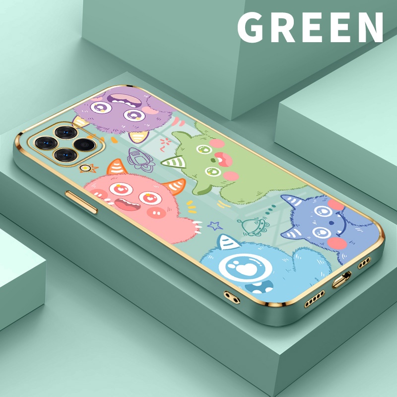 Case Hp For Samsung Galaxy A22 A22s A32 A33 F22 M22 M32 5G 4G Monster kecil lucu Mewah Silicone Case