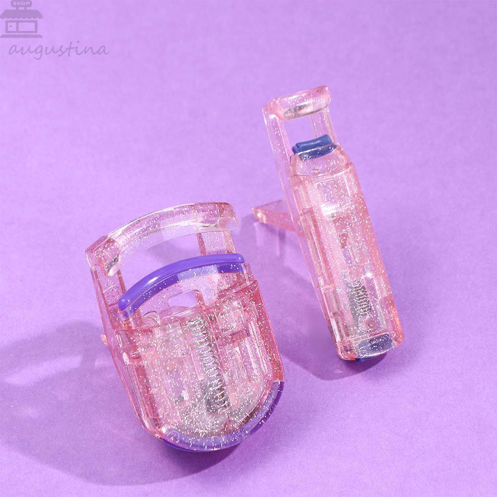 Penjepit Bulu Mata Glitter Agustina Profesional Alami Aksesoris Kosmetik Alat Makeup Halus Flash Wide-angle Mini Eyelash Clip