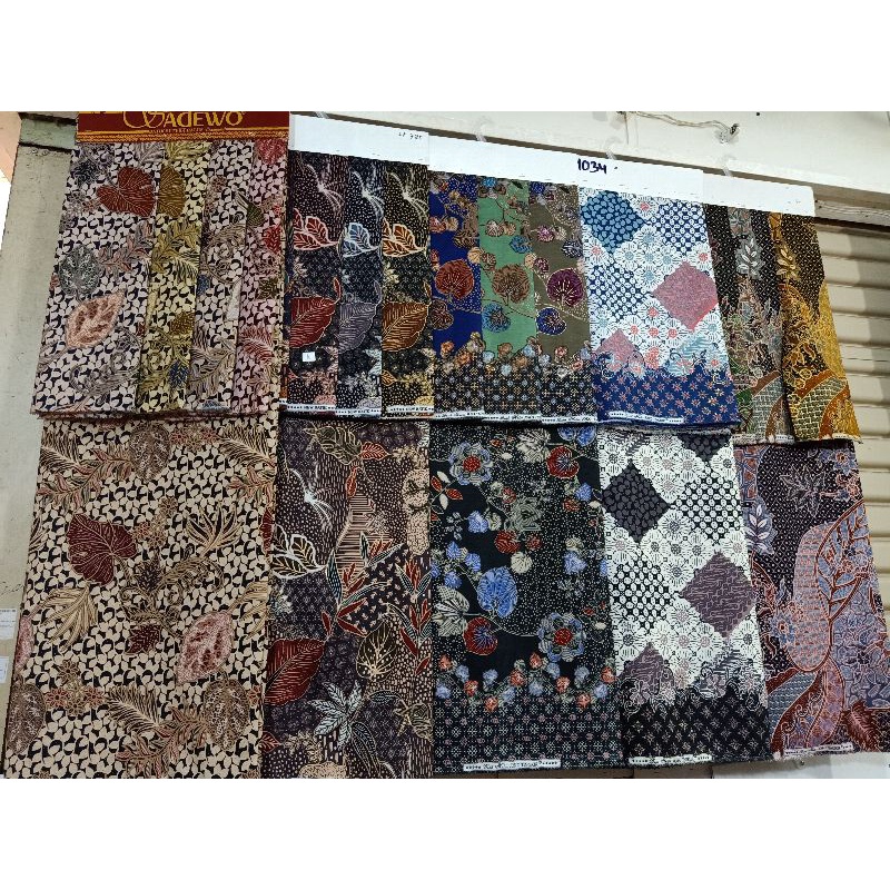 bahan batik semi sutra / batik meteran / new batik colextion