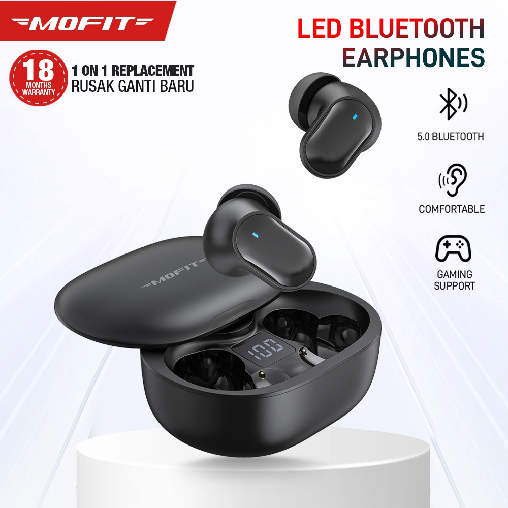 MOFIT MO-20 Wireless Headset Earphone Bluetooth 5.0 TWS Earbuds