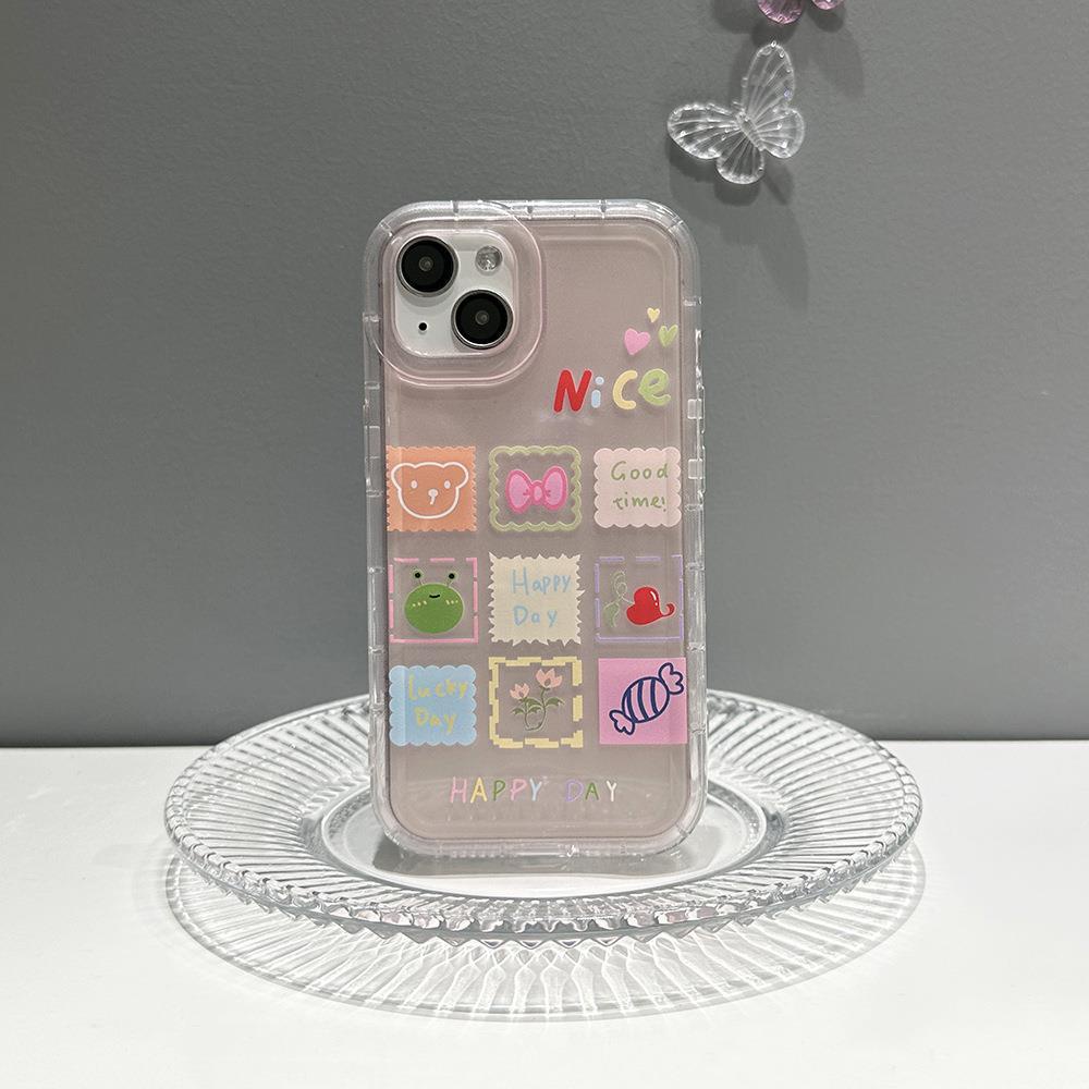 Cocok Untuk Iphone14 Pro Max iPhone Phone Case Airbag Protection Phone Case Kamera Tahan Guncangan Kompatibel Dengan Iphone13 13prm iPhone 11 7Plus 8Plus Xr XS 12 Pro Max 12mini 13mini Phone Case