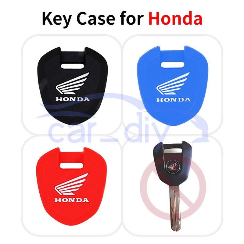 Kasus Kunci Silikon Penutup Jarak Jauh Untuk Honda CBR650 CB500 400X CM300 CB190R CB150R CB300R CB CBR Sepeda Motor Cangkang Pelindung Motorcycle Remote Key Case