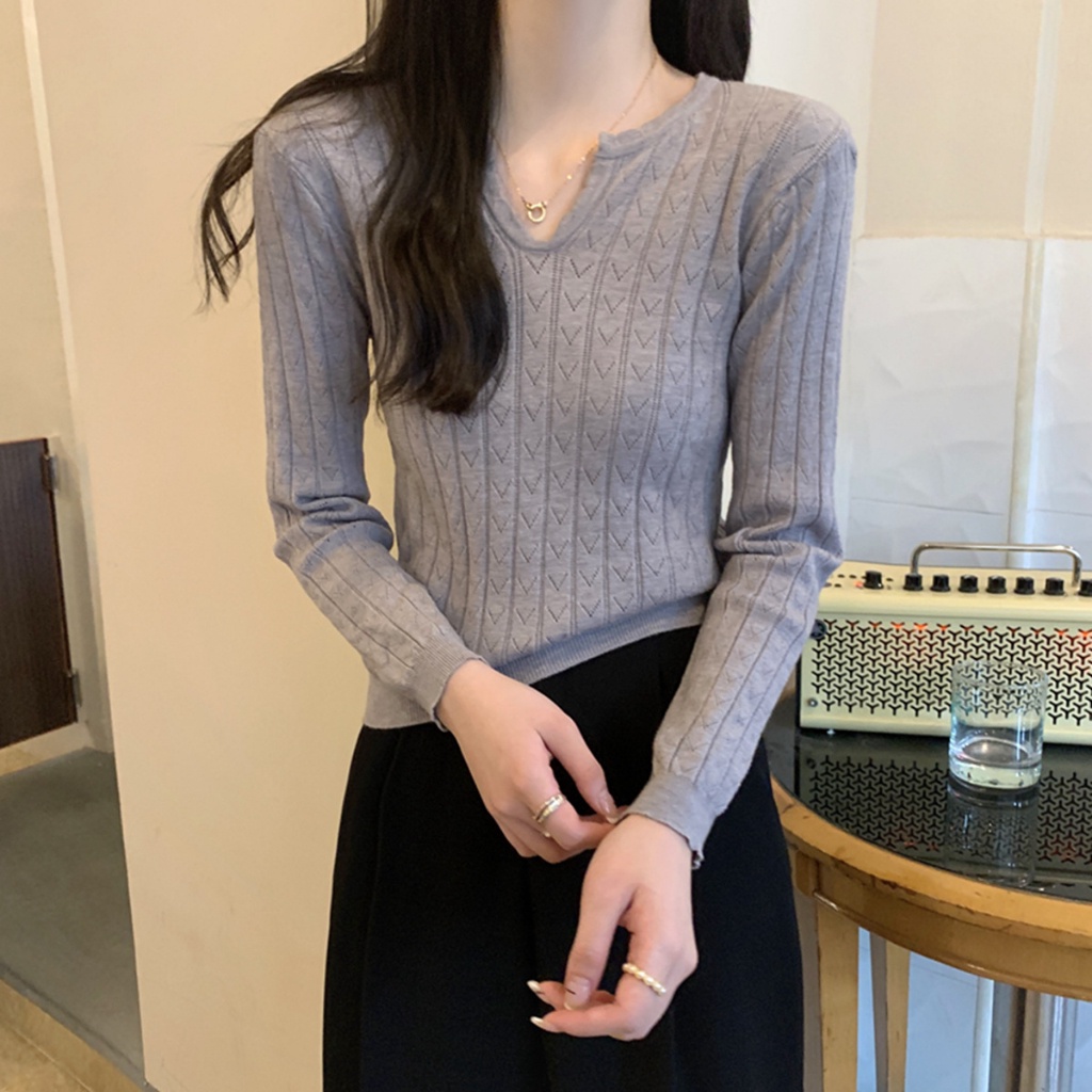 TELLY ➡️ BJ-030 Atasan Wanita Korean Style Lengan Panjang Turtleneck Rajut Import Premium | Baju Import Rajut Turtleneck Lengan Panjang