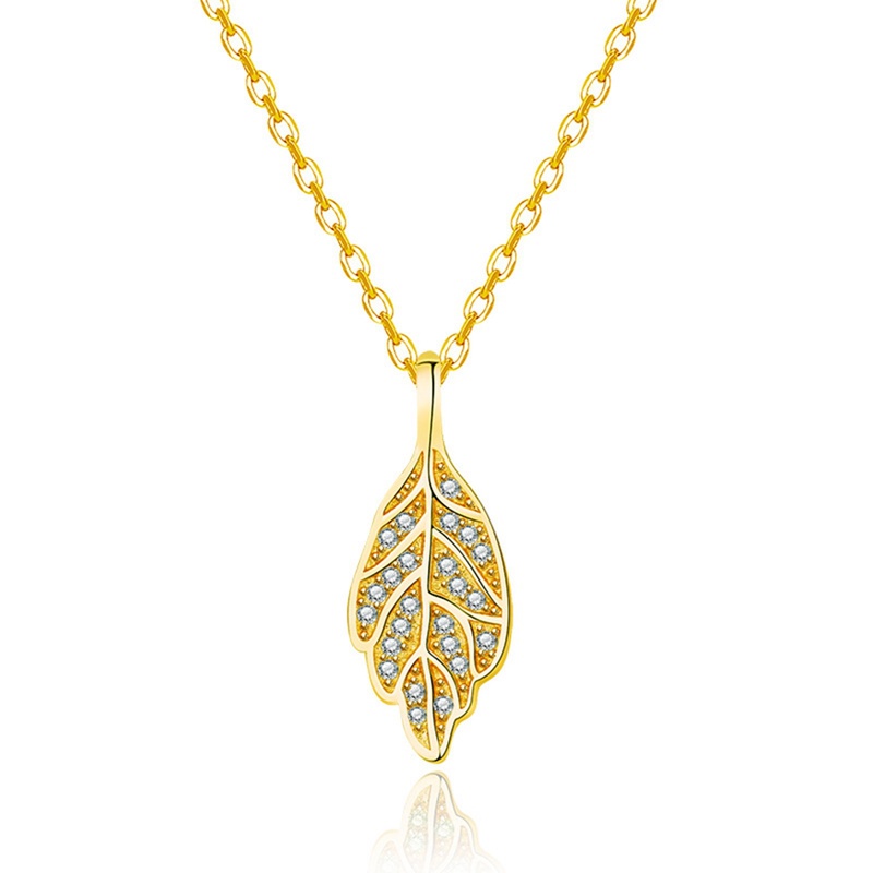Leaf Charm Liontin Kalung Untuk Wanita Fashion Daun Perak Pendek Kalung Perhiasan Hadiah Ulang Tahun Wanita