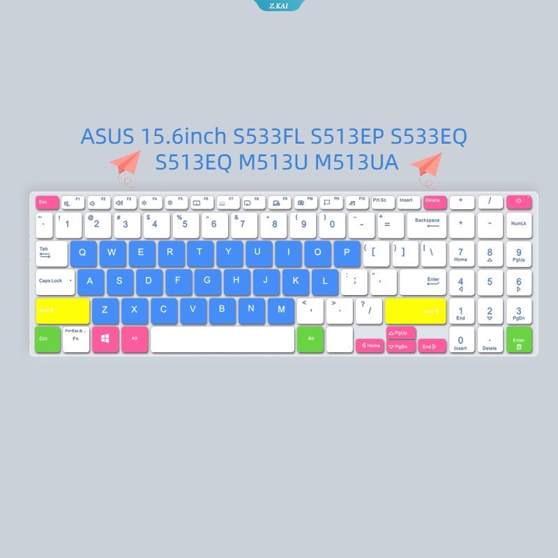 Case Pelindung Aksesori Keyboard PC Dapat Dicuci Dan Tahan Air Untuk Model ASUS 15.6inch S533FL S513EP S533EQ S513EQ M513U M513UA Penutup Debu Keyboard [ZK]