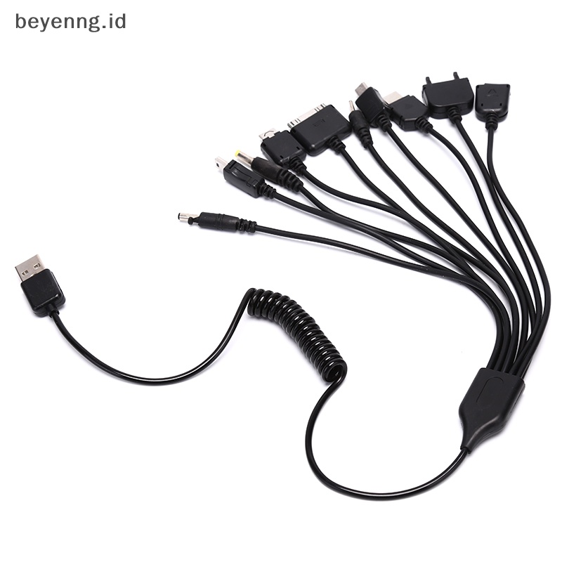 Beyen Universal 10in1 Multi Fungsi Hp Game USB Charging Kabel Charger ID