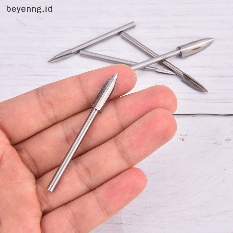 Beyen 5PCS/set Mata Bor Ukir Dan Grafir Kayu Milling Cutter Carving Root Tools ID