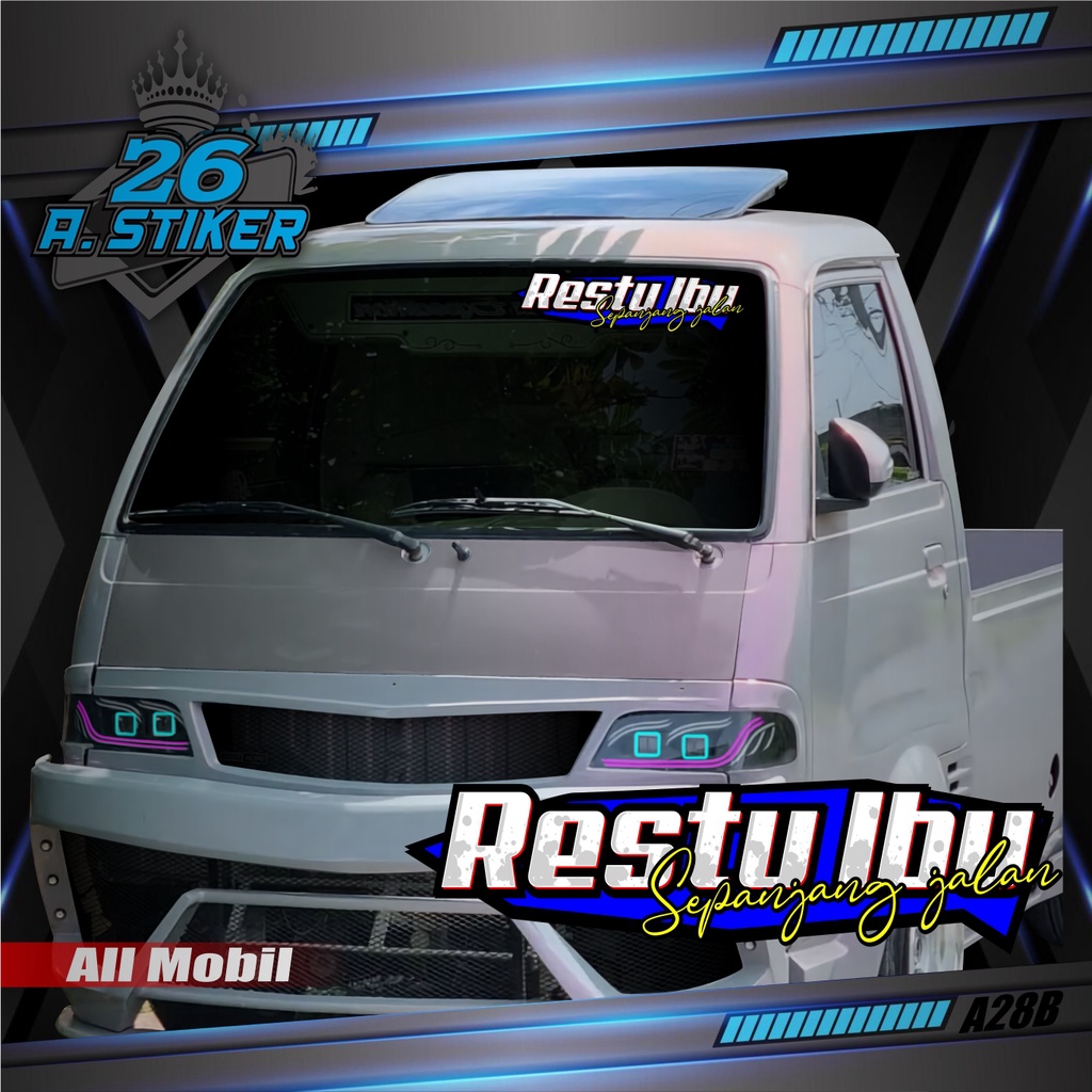 Stiker Decal Variasi Simple Motif PEJUANG RUPIAH Bisa Untuk Kabin Depan, Kaca, Body Mobil dan lain-l
