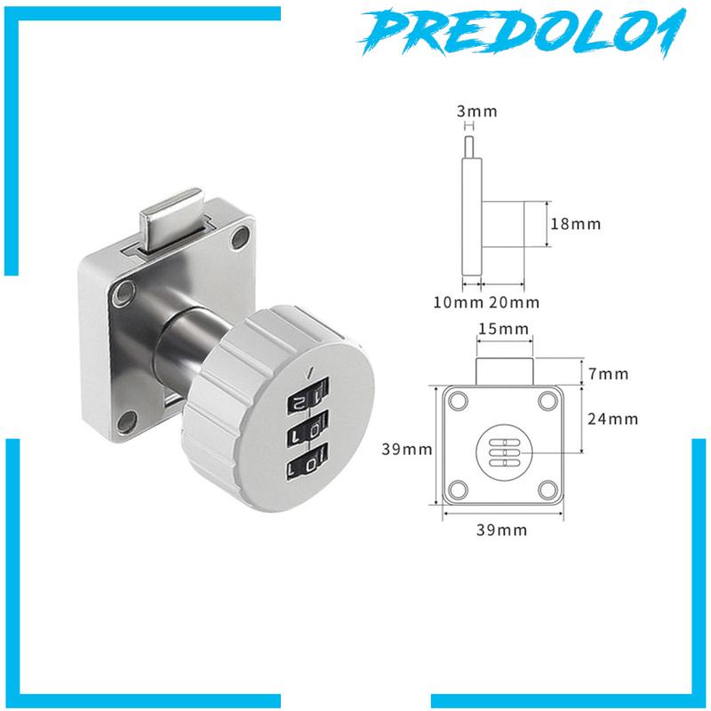 [Predolo1] Kunci Kode Lemari Keyless Combination cam Lock Untuk Lemari Kotak Surat Lemari