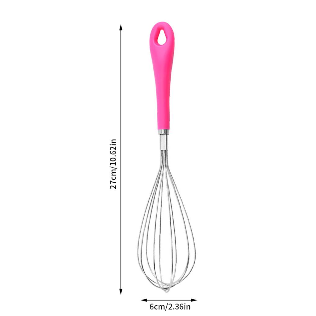 Pengocok Telur Stainless Manual Whisk Milk Frother Baking Alat Dapur