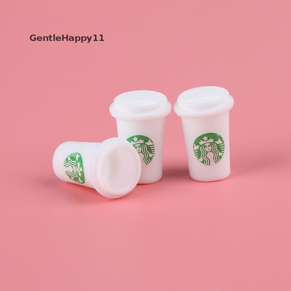 Gentlehappy 3pcs Gelas Minum Dapur Untuk Boneka diy Miniatur Rumah Boneka Aksesoris Boneka  Id