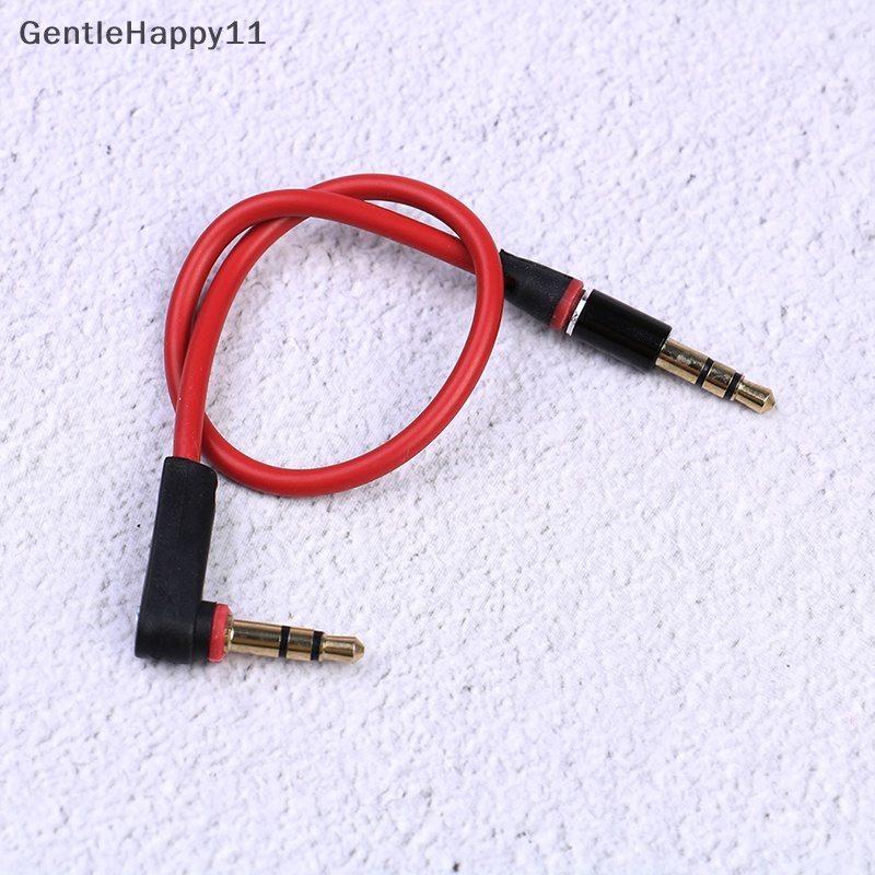 Gentlehappy 3.5mm Pendek 20cm Jack to Jack Kabel Aux Male to Male Kabel Audio Stereo Cord id