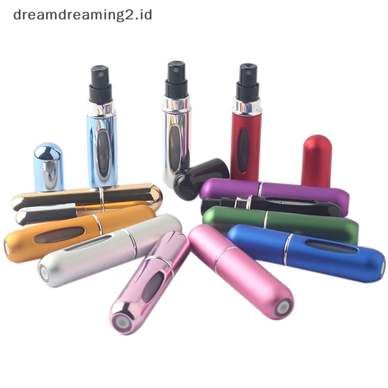 (drea) Botol Isi Ulang 5Ml Travel Portable Scent Pump Case  //