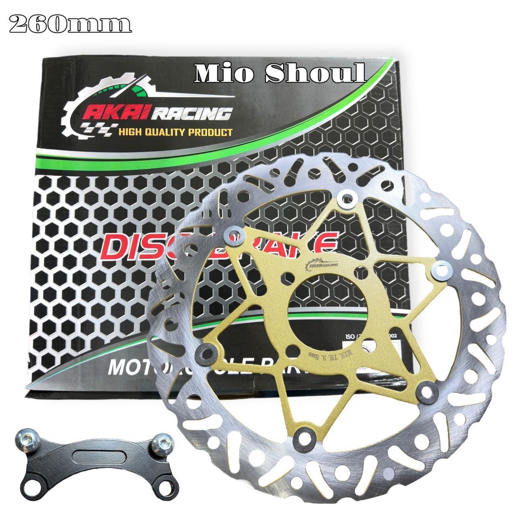 Piringan Cakram Depan Disc Brake Model Psm Motor Mio Shoul Mio Smile 260mm KING DIAMOND