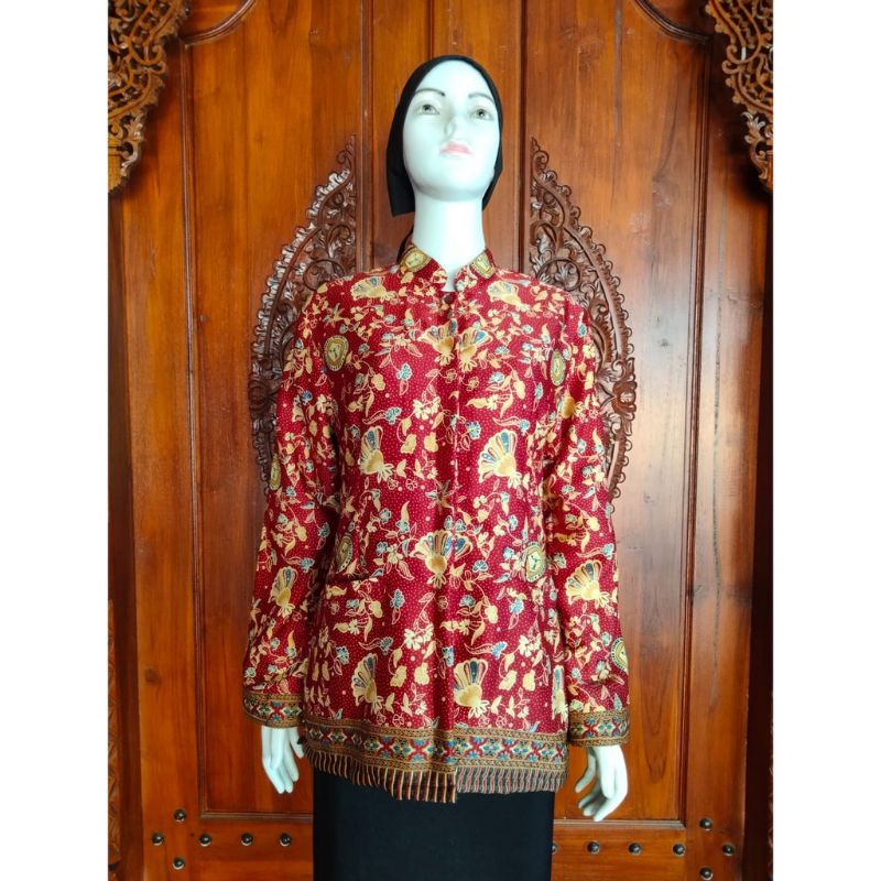 Baju batik PPNI wanita bahan katun terbaru seragam batik PPNI wanita baju seragam PPNI wanita seraga