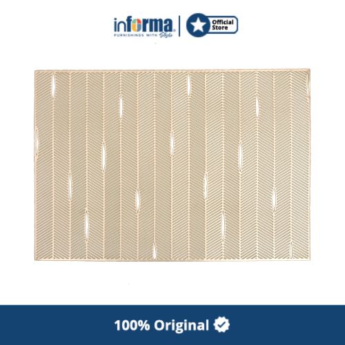 Appetite Set 4 Pcs Lacer Tatakan Piring Rectangle - Gold