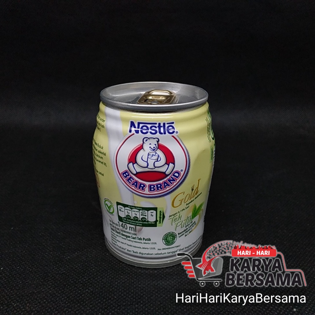 

NESTLE BEAR BRAND GOLD TEH PUTIH SUSU STERIL 140ML