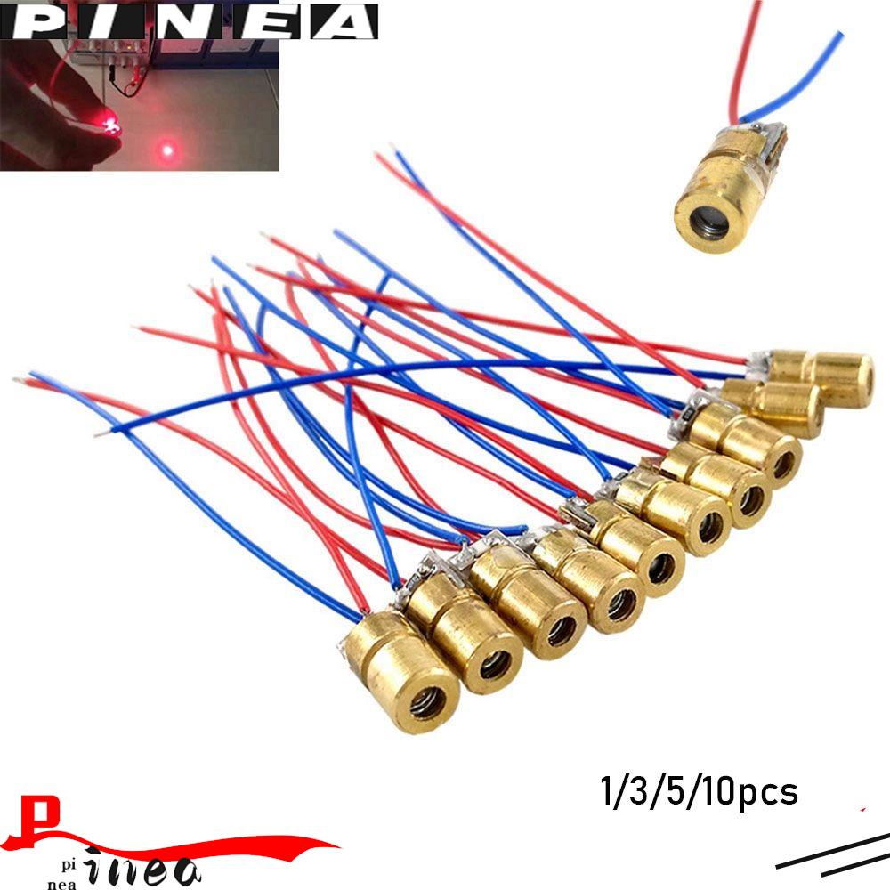 Nanas1per3/5/10pcs Dioda Laser Kualitas Tinggi Red Sight Copper Head Dot Diode Module