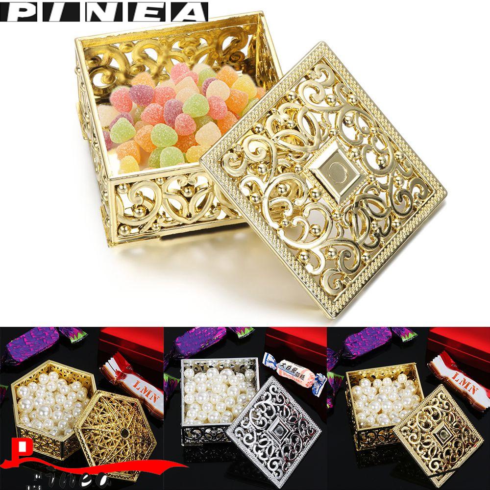 Pineapple Candy Box Vintage Hollow Souvenir Tempat Perhiasan Organizer