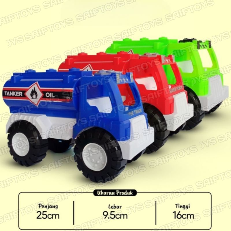 Mainan Anak Truk Tangki Oil / Mainan Truk Tangki / Truk Tangki