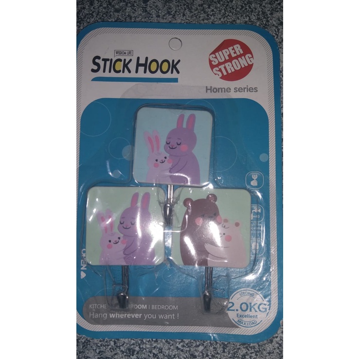 [ OBJ ] Gantungan Hook Karakter Isi 3 pcs