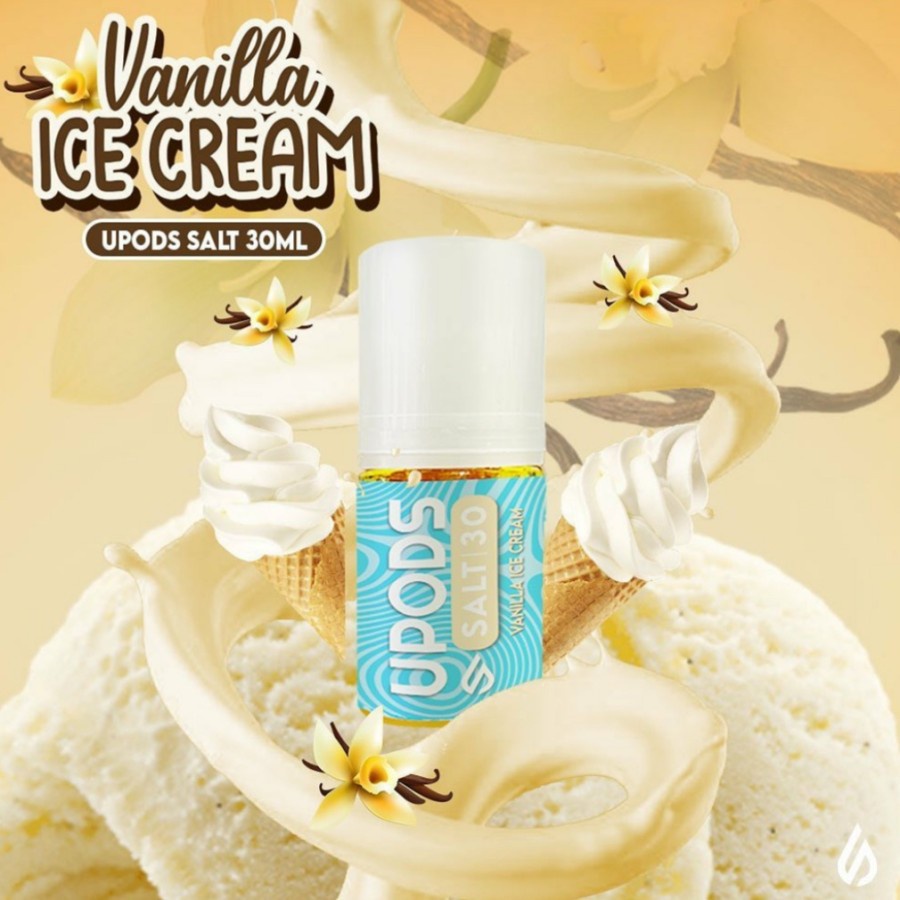 Upods Vanilla Ice Cream Salt Nic 30ML by Upods 100% Original