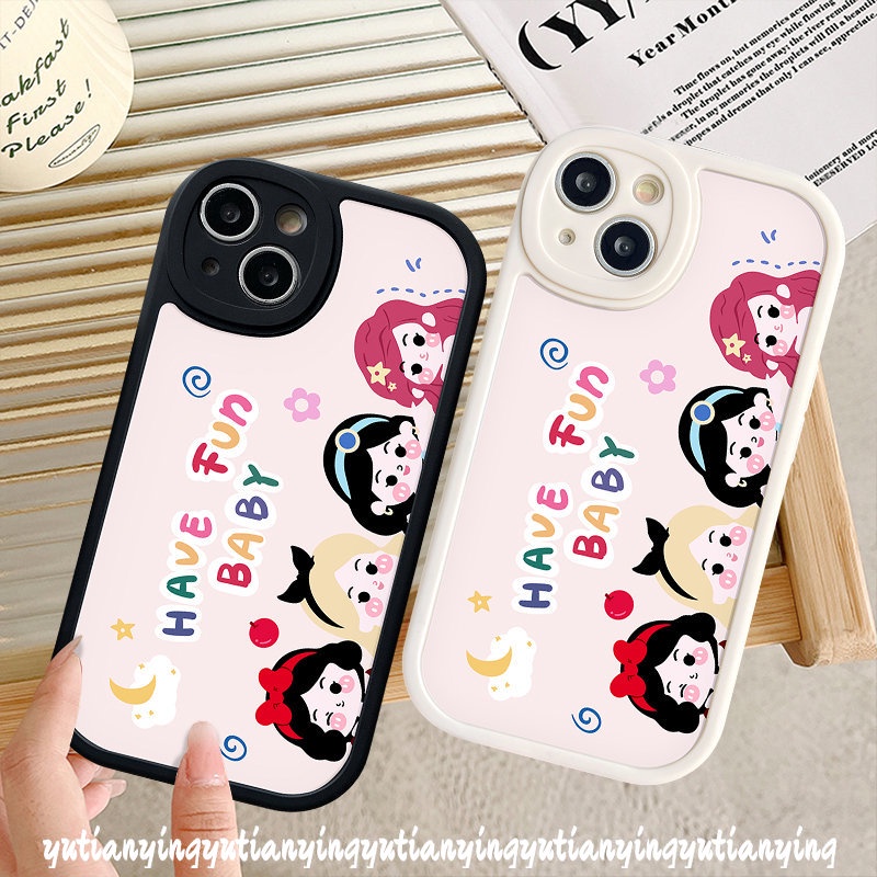 Cute Cartoon Disney Family Princess Casing For Infinix Hot 11s 10s 10T 10 Lite 11 Infinix Note 8 Hot 11 10T 10 10s 11s 9 Play Smart 6 5 Lovely Happy Fun Baby Soft Tpu Cover