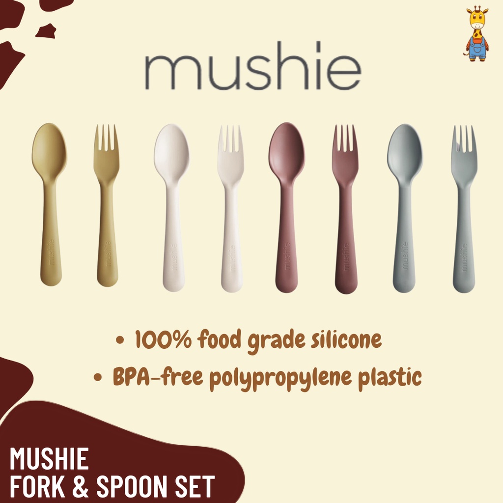 Mushie Sendok Garpu Anak Fork &amp; Spoon