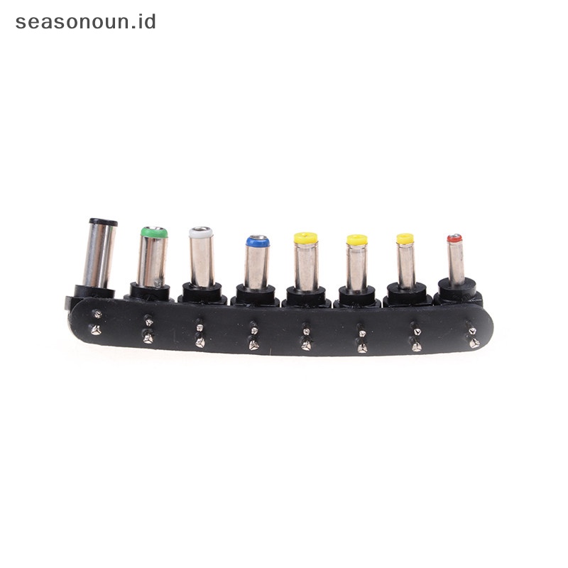 Seasonoun 8pcs/Set Untuk PC Notebook Laptop Universal Power Adapter Plug Charger Konektor.