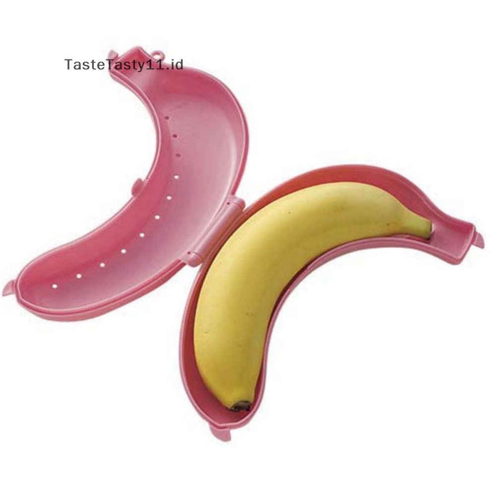 Tastetasty 1PC Banana Trip Outdoor Travel Storage Box Wadah Pelindung Case Pisang Lucu.