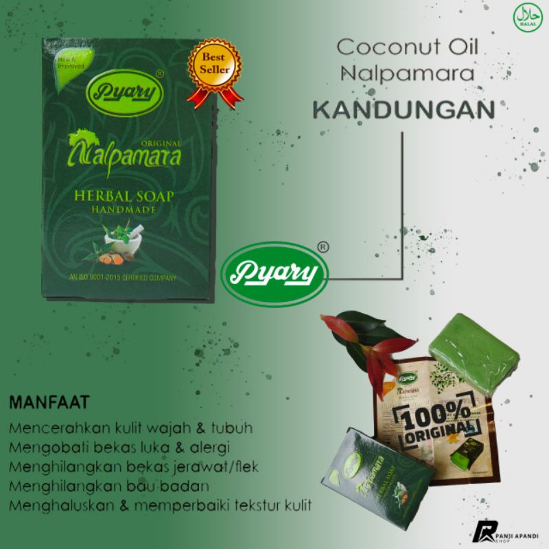 [ORIGINAL BPOM RI] SABUN ARAB SABUN PYARY NALPAMARA HERBAL SOAP TERLARIS