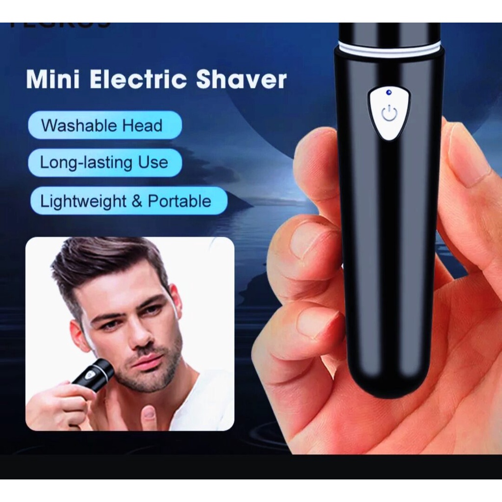 COD Alat Cukur Kumis dan Jenggot Elektrik usb Pencukur Jenggot Multifungsi bisa di cas cukuran kumis
