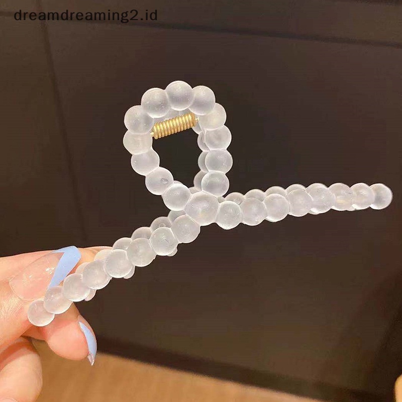 (drea) Hair Claw Ladies Elegan Aksesoris Rambut Klip Mandi Kepiting Silang Untuk Wanita Fashion//