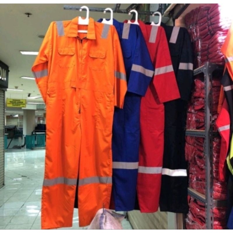 Werpak/coverall/katelpak/ seragam kerja/Seragam teknisi/Seragam bengkel/werpak pemadam/werpak skotle