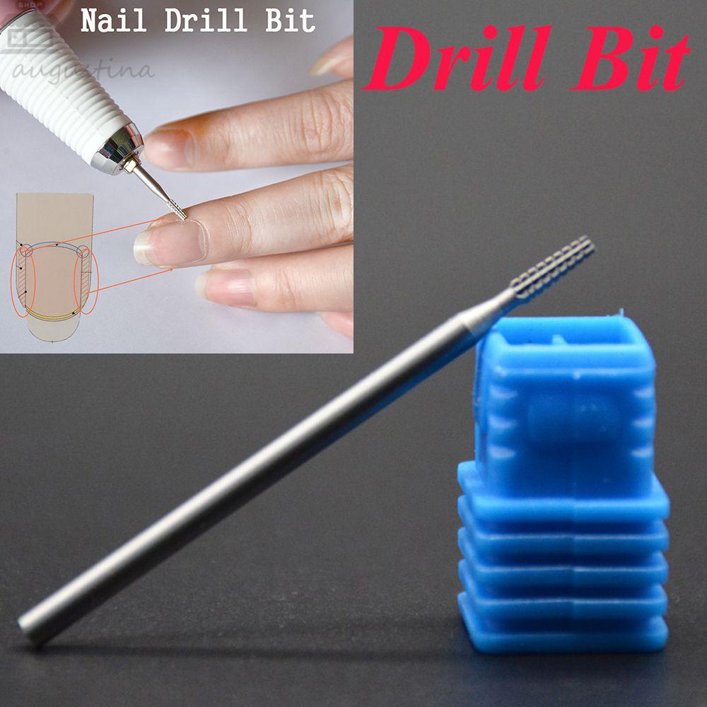 Agustina Mata Bor Kuku Portable 1PC Pedicure Tools Manicure Tool Burr Nail Art Alat Pemotong Milling