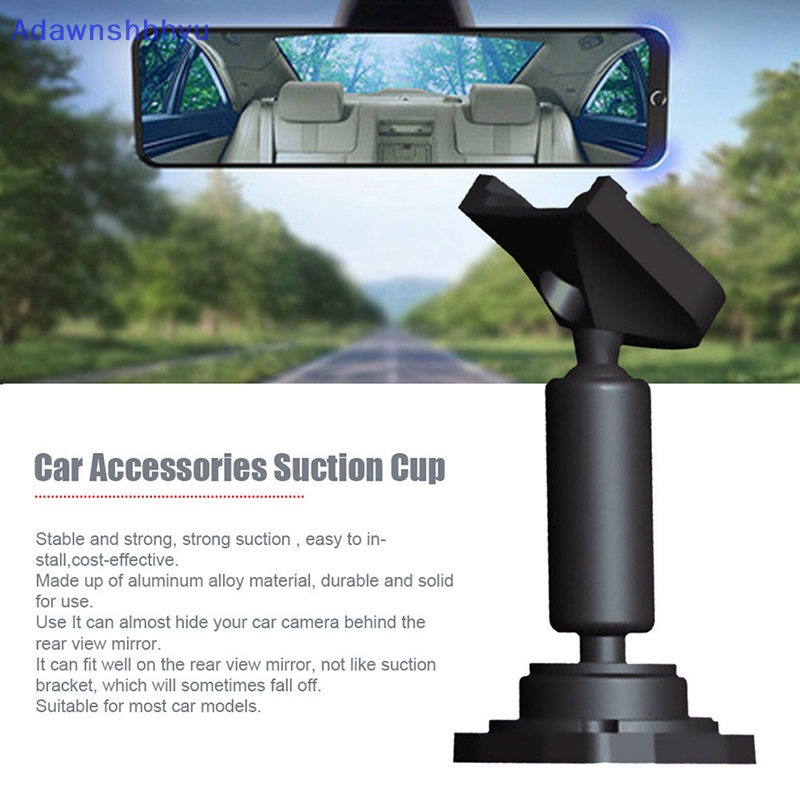 Adhyu 1Set Spion Belakang Plat Panel+Mirror Dash Cam Mount Arm ID