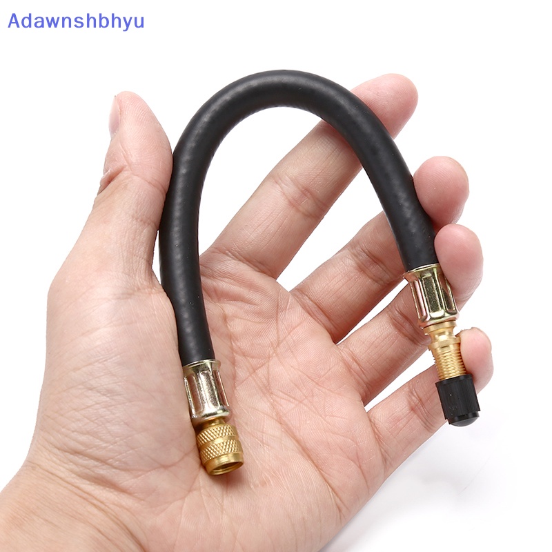 Adhyu 1pc Pompa Sepeda Valve Extender Extension Tube Karet Inflator Pipa Selang ID