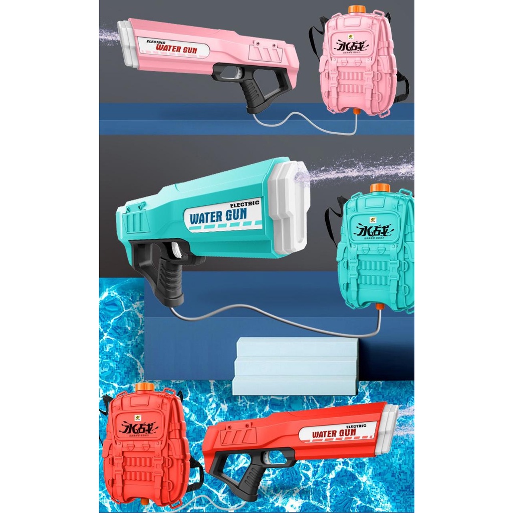 Mainan Anak WATER GAME / AK868 ELECTRIC WATER GUN Pistol Air Elektrik