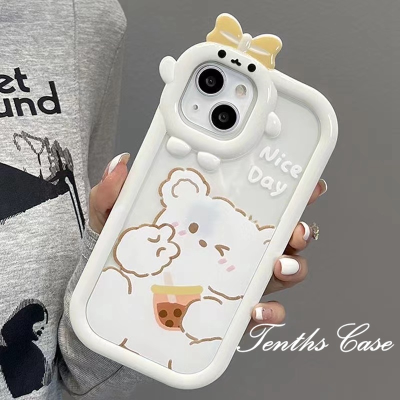 Redmi Note12/12C A1 10 10C 9A 9C 9T Note12 10Pro 10 11 Pro+10 Pro 9T Mi12 11Lite PocoX3 F3 M4 Pro X3 GT Monsters Cover Cute Bear Casing Ponsel