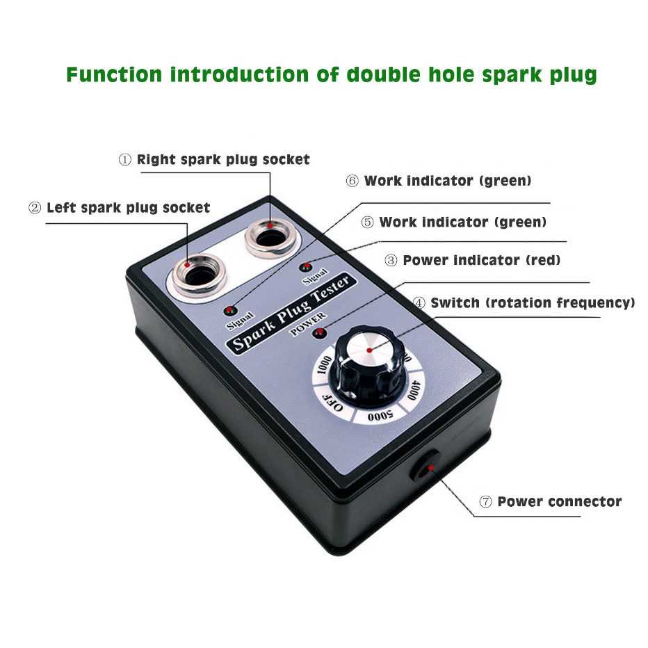 Alat Penguji Busi Double Channel Spark Plug Tester - CNBJ-901