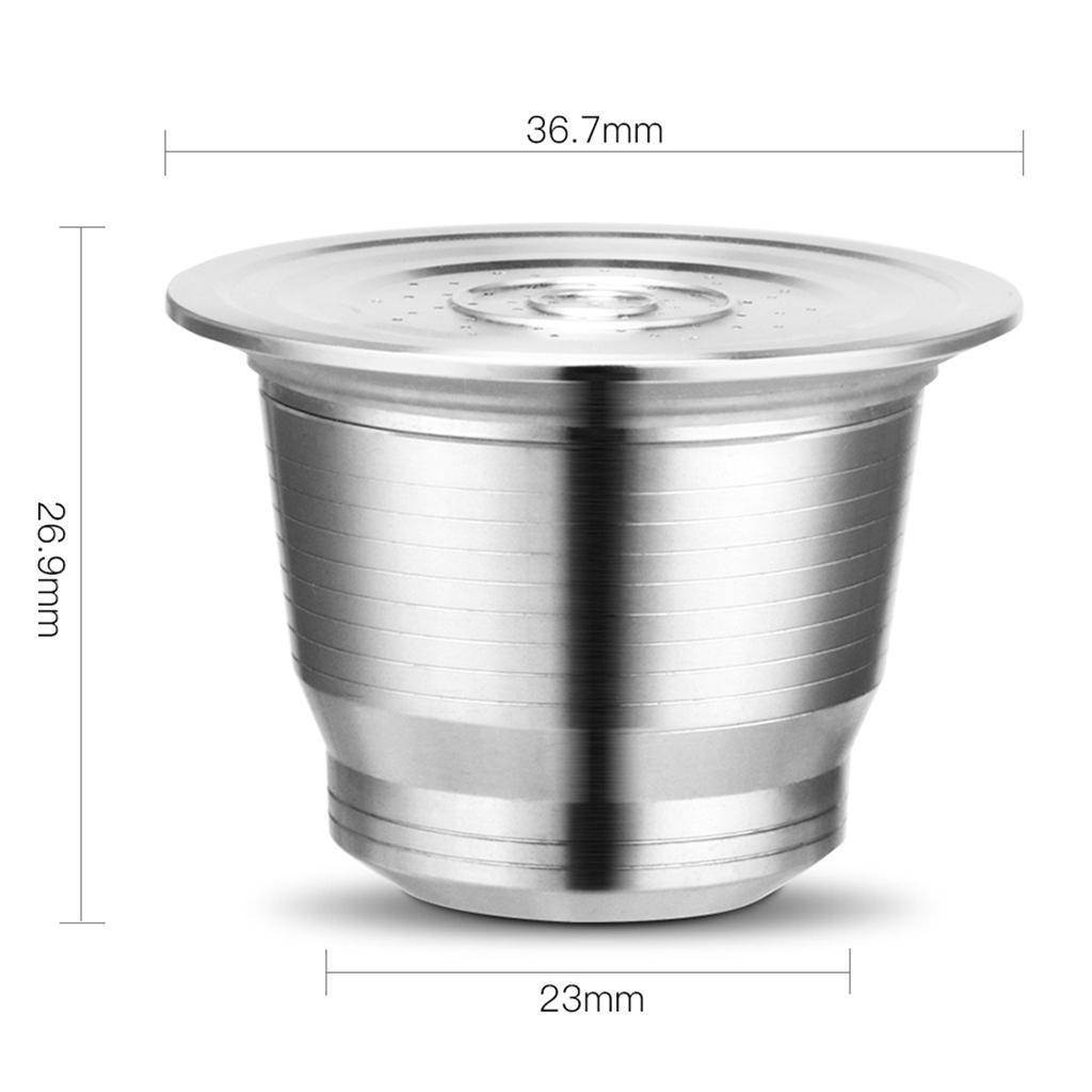 Pod Filter Kapsul Kopi Isi Ulang Dengan Sendok Untuk Nespresso Tanpa Tamper