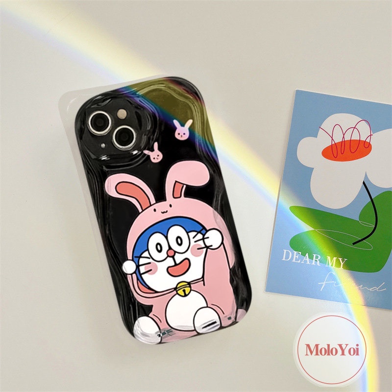 Cute Puppy Soft Tpu Couple Back Case Kompatibel Untuk iPhone XR XS X Max 8Plus 7 6s 8 6 Plus 11 14 13 12 Pro Max 7Plus SE 2020 Kartun Lucu Doraemon Kelinci Ponsel Cover