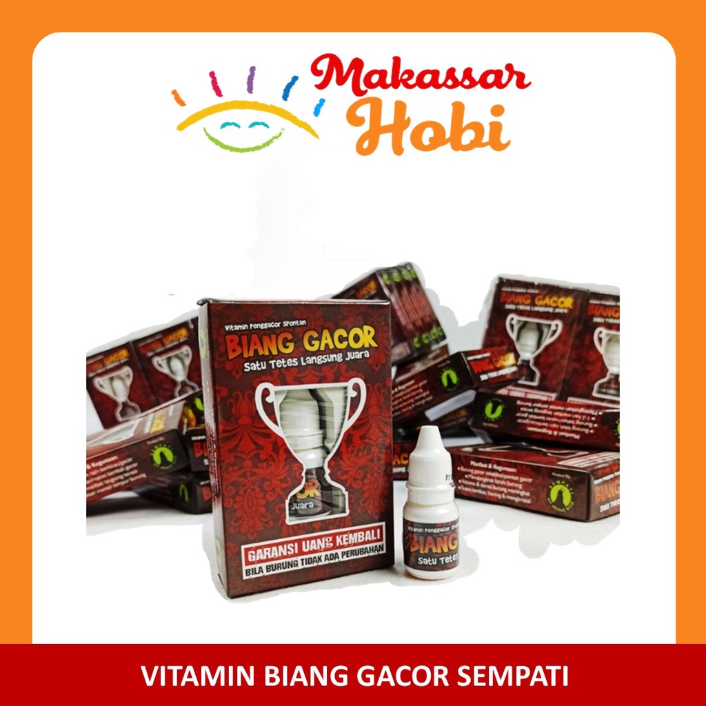 Biang Gacor Ramuan Racikan Obat Vitamin Penggacor Burung Kicau Cucak