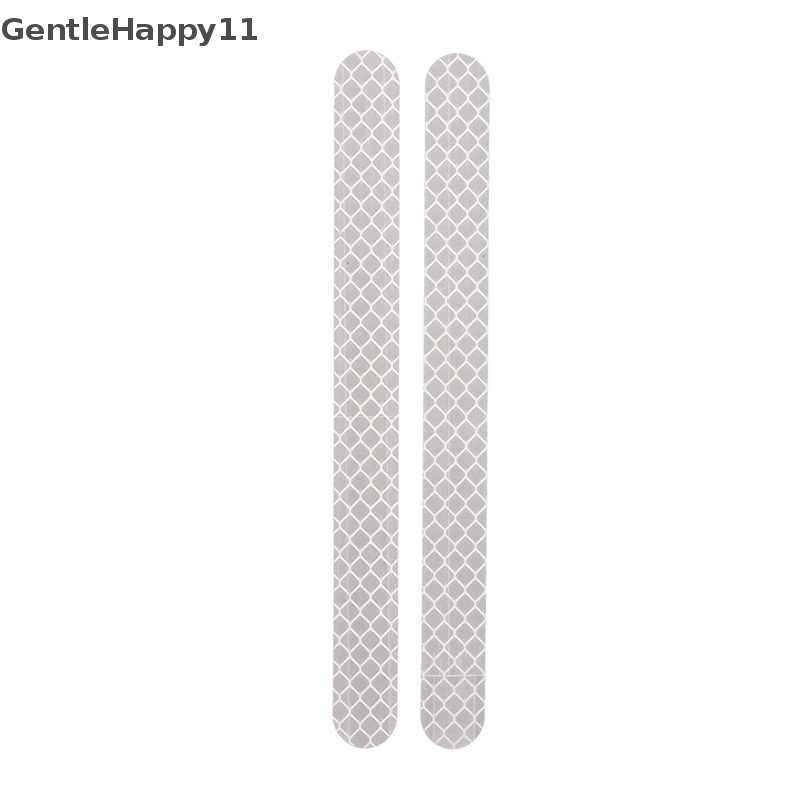 Gentlehappy 2Pcs Reflectante Stiker Mobil Reflektor Spion Tape Reflektif id