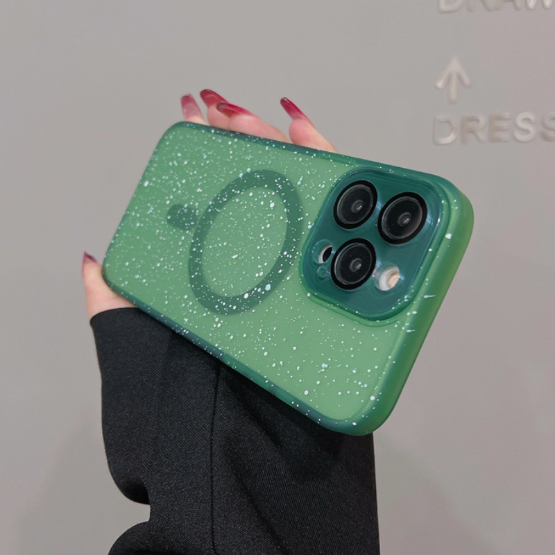 IPHONE Casing Frosted Gaya China Cocok Untuk Iphone14 13 12 11 Pro Max 14Plus Hard Case Perlindungan Lensa Magnetik