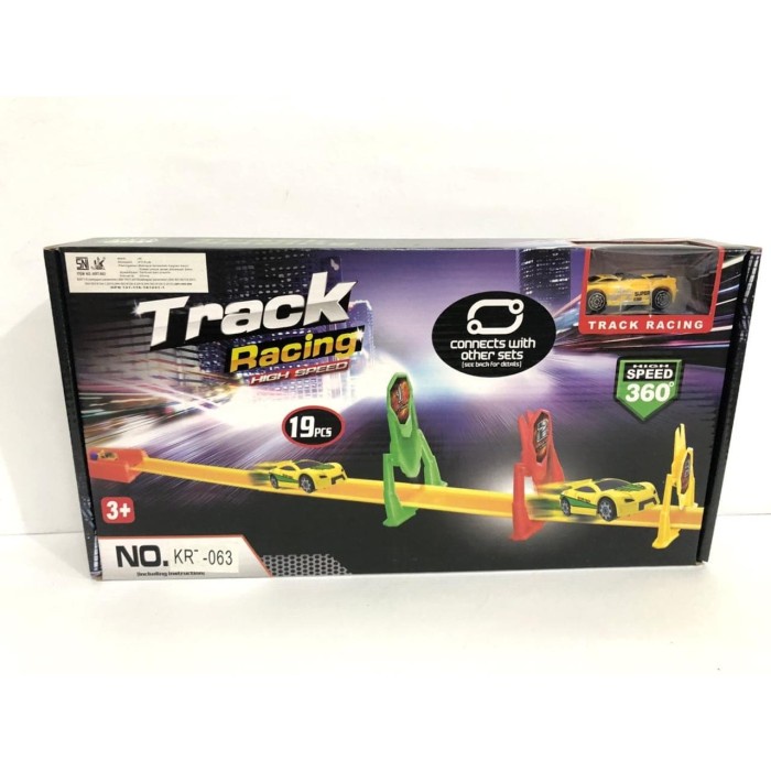 [LS] KR 360 Kado Mainan Anak Track Racing Mobil Mobilan 360 derajat
