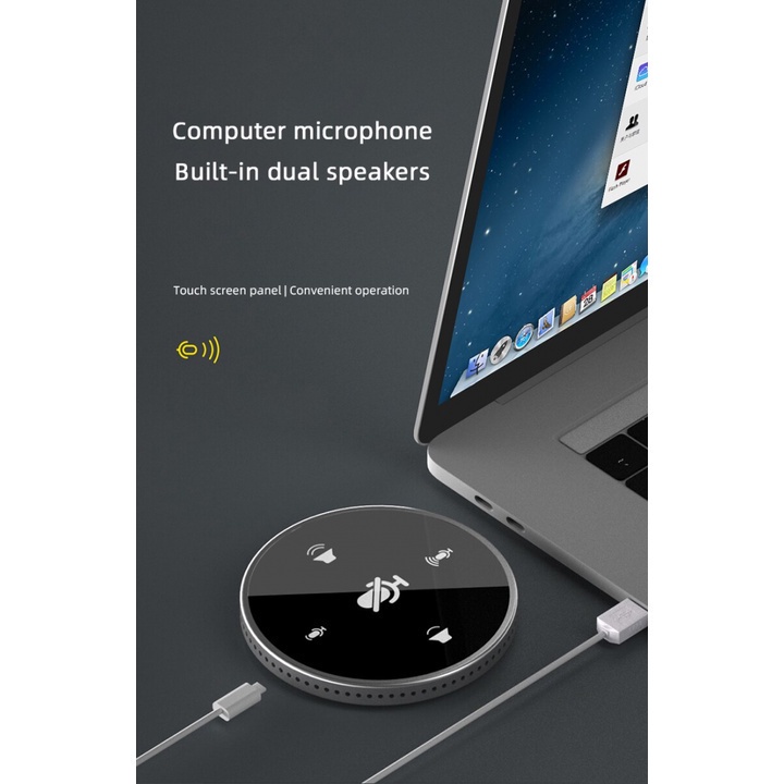 SP14 Y02 Professional USB-C 2 in 1 Conference Microphone And Dual Speaker