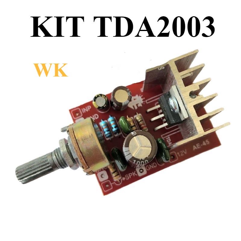 Kit Power Amplifier Mini TDA 2003 Mono 12V DC Plus Volume