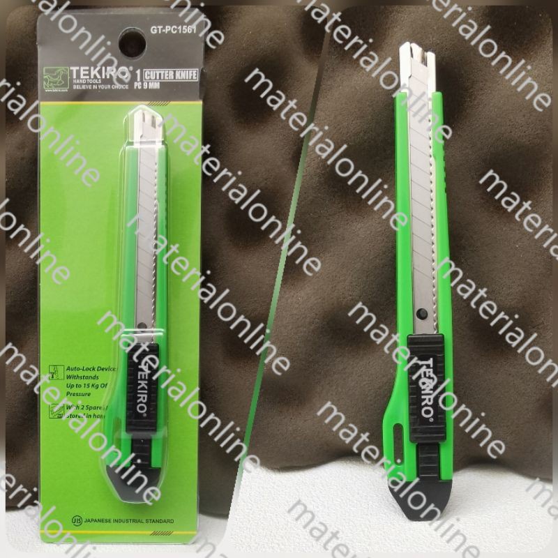 

PISAU CUTTER KECIL 9 MM TEKIRO CARTER Cuter Mini Kertas Hpl Dus Mini 9mm