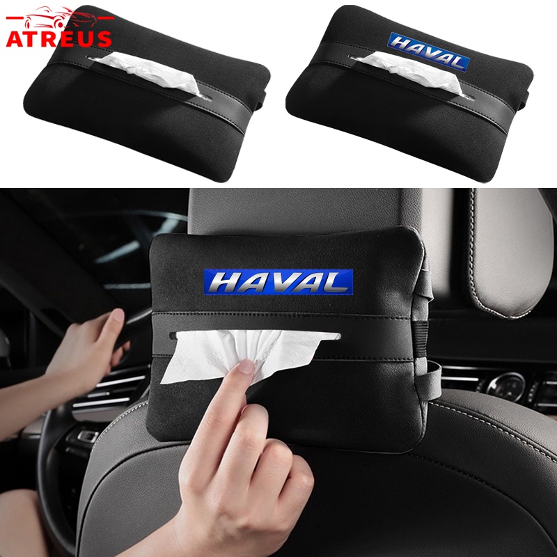 Haval Tas Penyimpanan Tisu Mobil Car Seat Armrest Box Paper Towel Box Untuk Haval H6 Jolion H2 H2s H1 2022 2023 H5 M4 H9